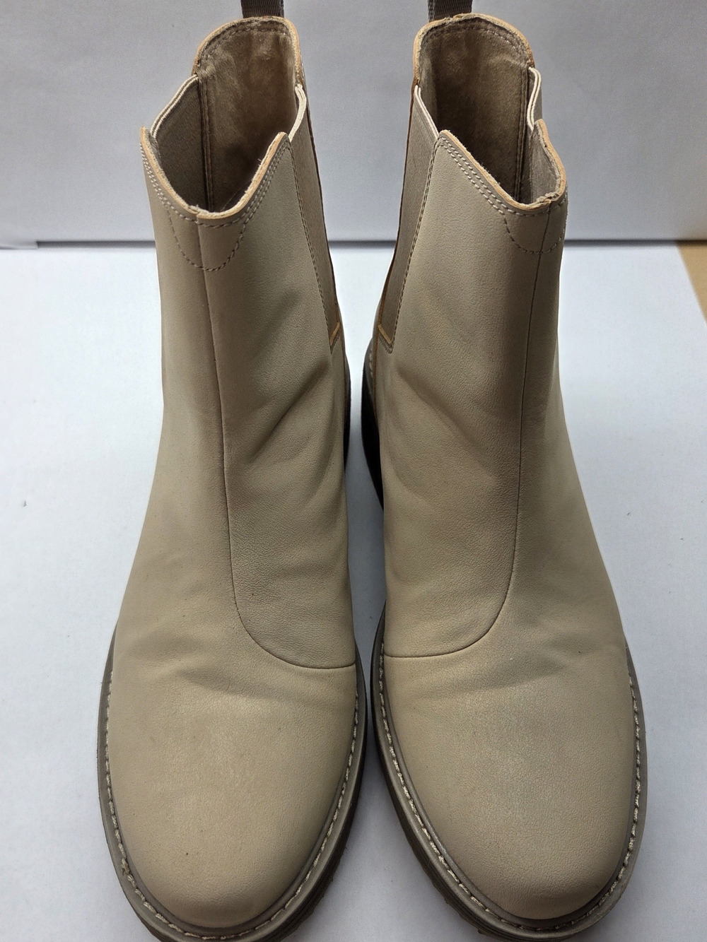 Teva Midform Chelsea Boot Sesame Leather Size 10 - Picture 4 of 9